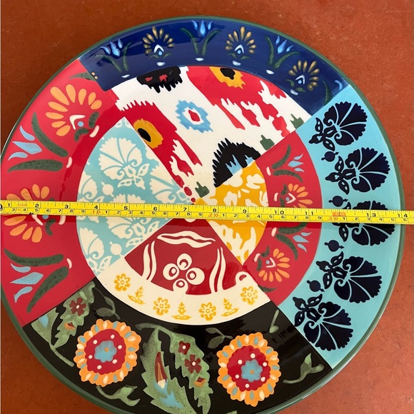 Pottery Barn Rosalita Serving Platter, 14” - Picture 2 of 6